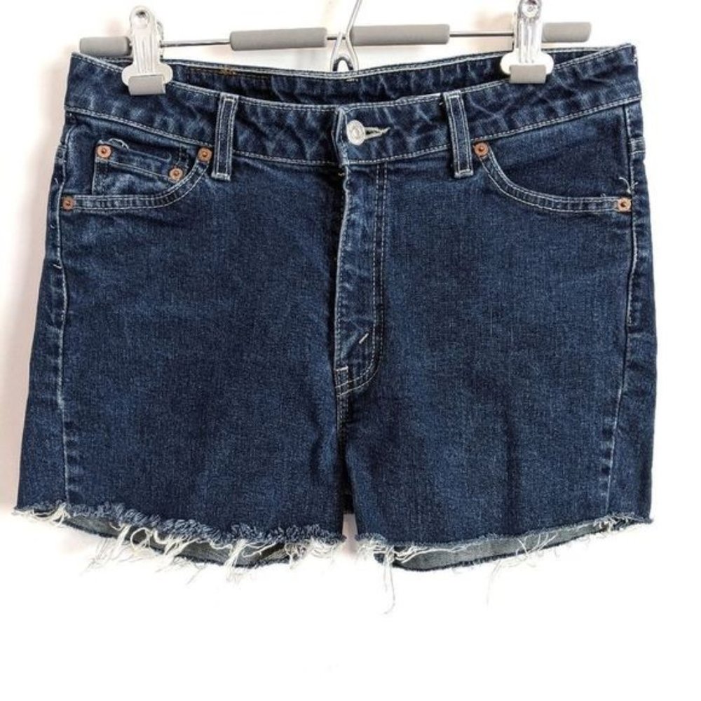 Levis denim cutoff shorts